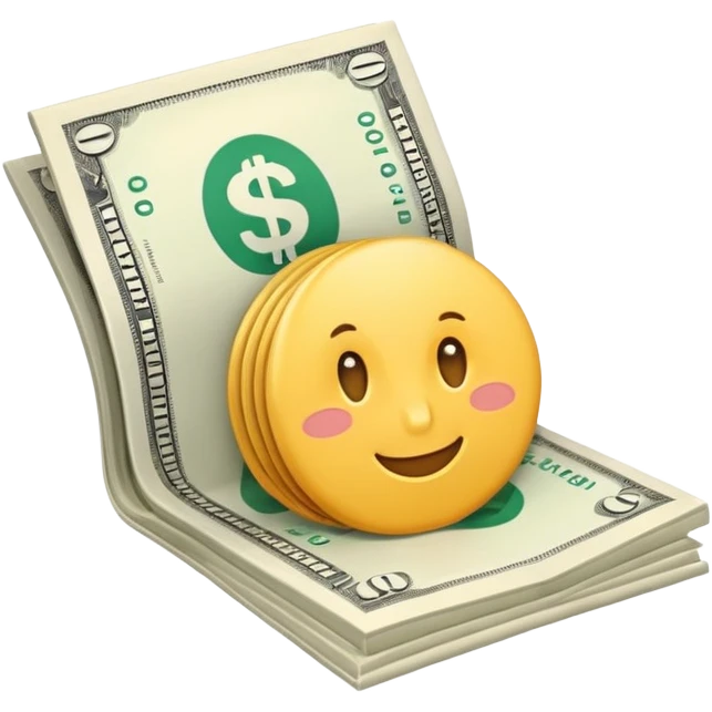 document with money emoji