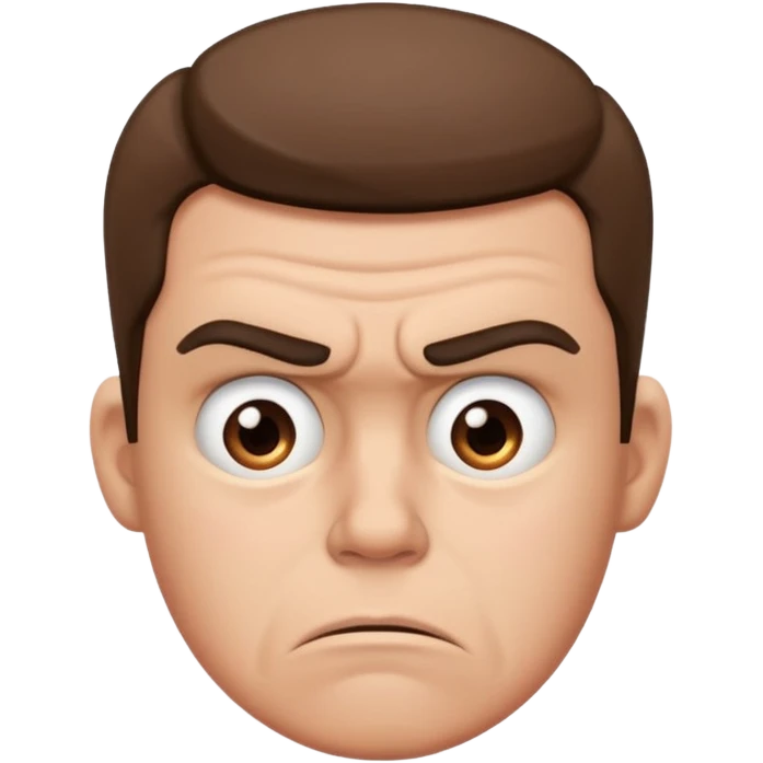 Customer upset emoji