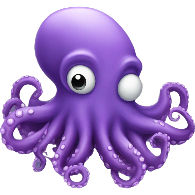 purple octopus shocke emoji