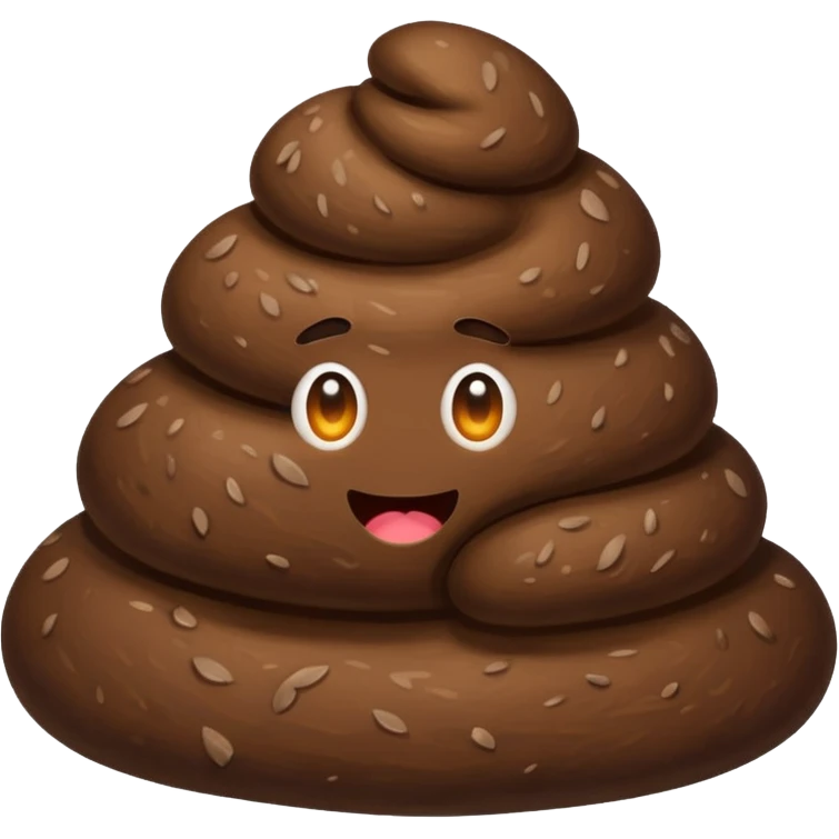 Poop shows a like emoji