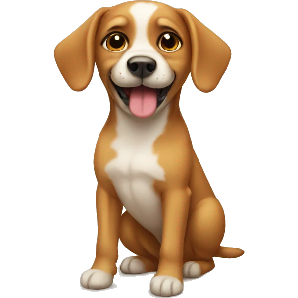 Cute dog  emoji