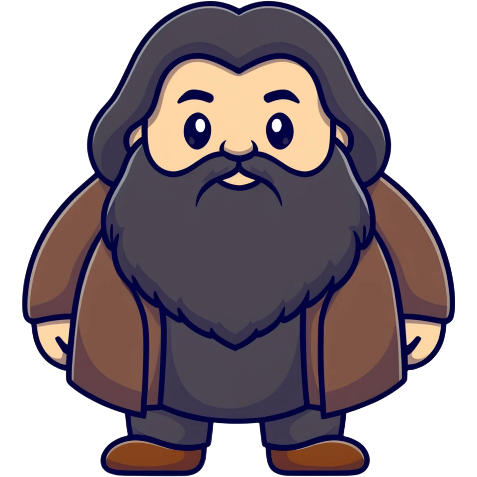 Hagrid from Harry Potter emoji