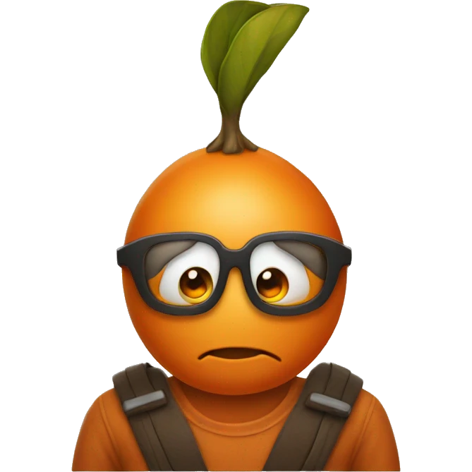 Orange  emoji