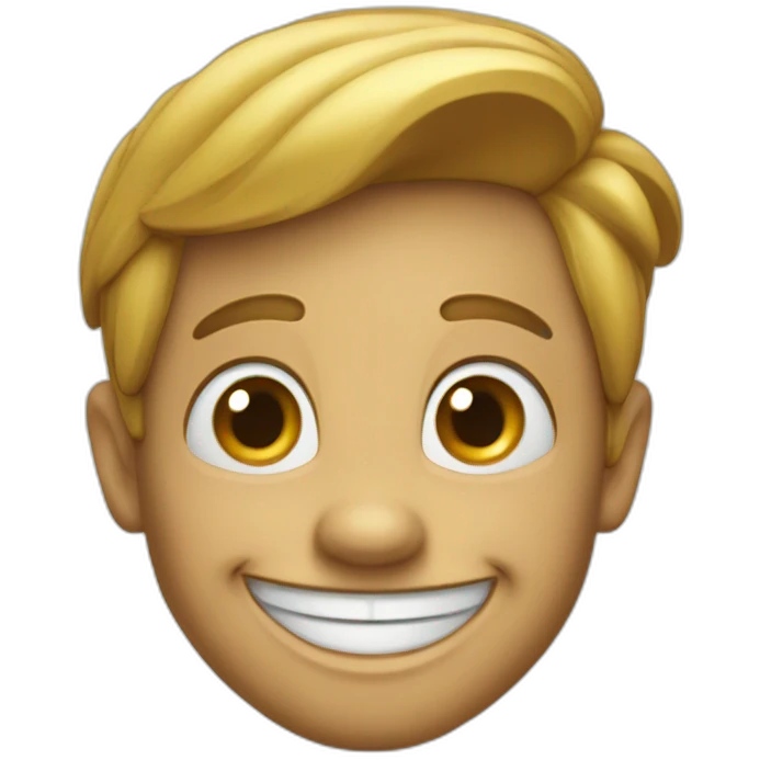 a happy pinocchio emoji