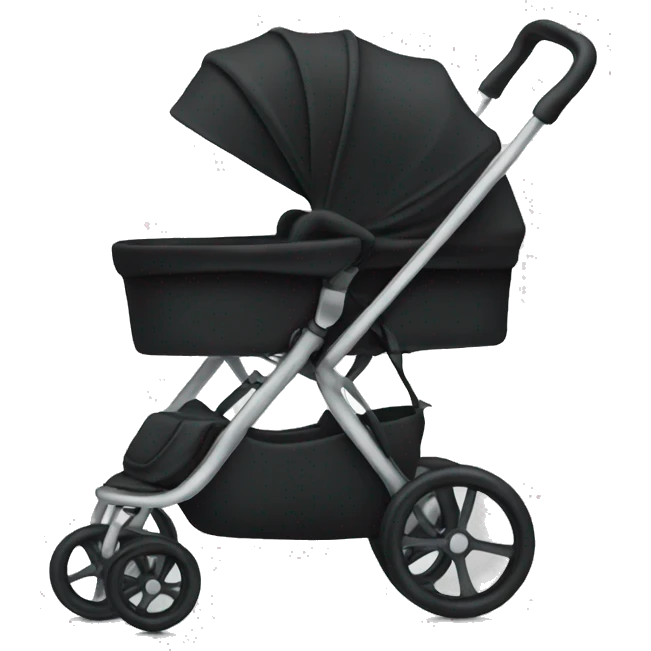 Black strollers  emoji