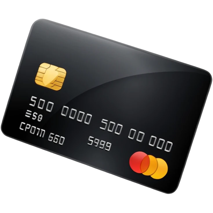 black credit card, no text emoji