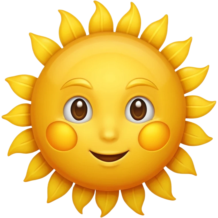 the SUN emoji