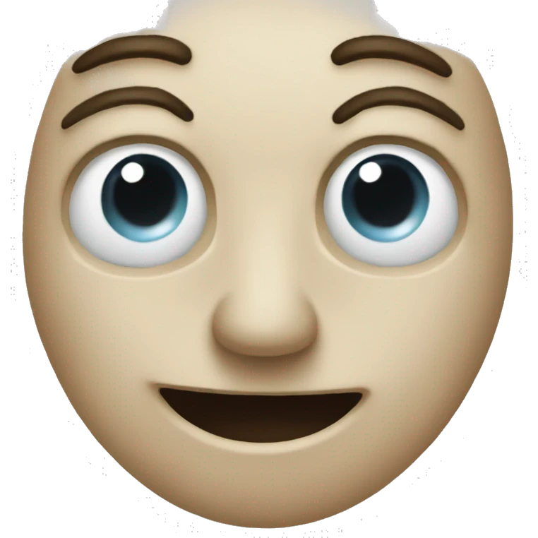 Take the original Nenuphar emoji Of Apple and add just two eyes  emoji
