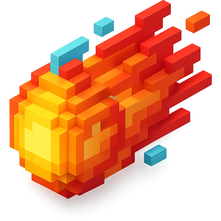 светящиеся комета, no background emoji