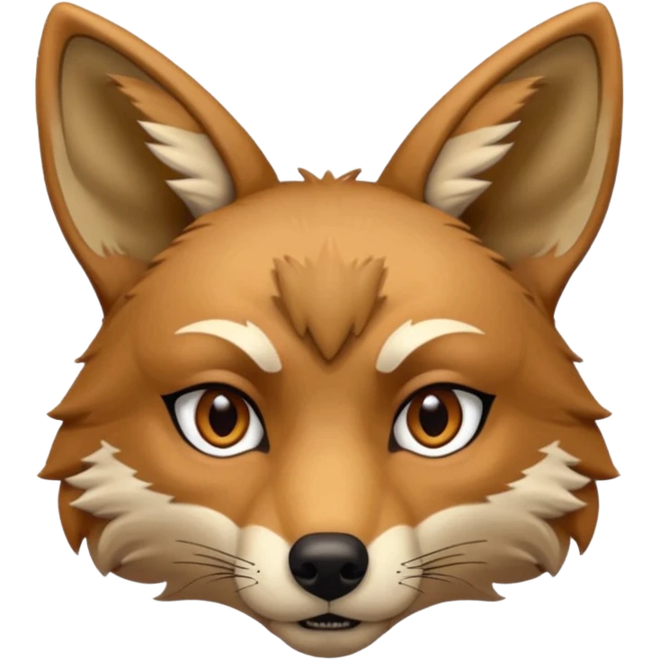 Coyote face emoji