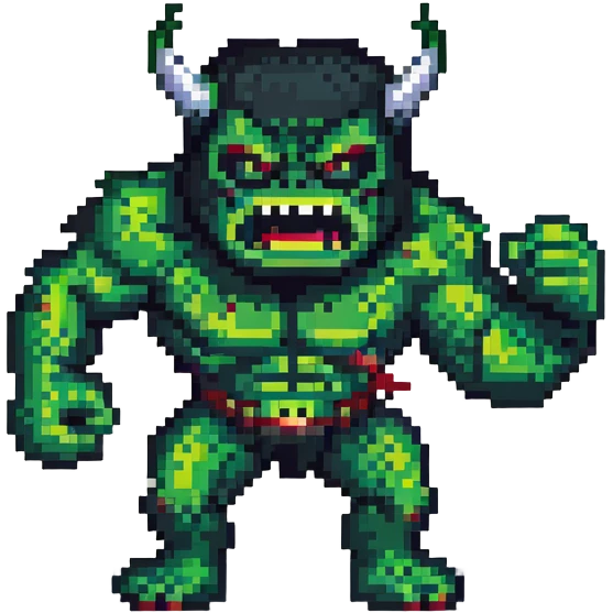 Hulk fighting, green monster superhero in action emoji