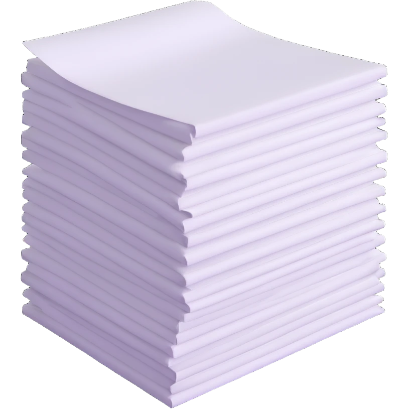 stack of paper sheets emoji