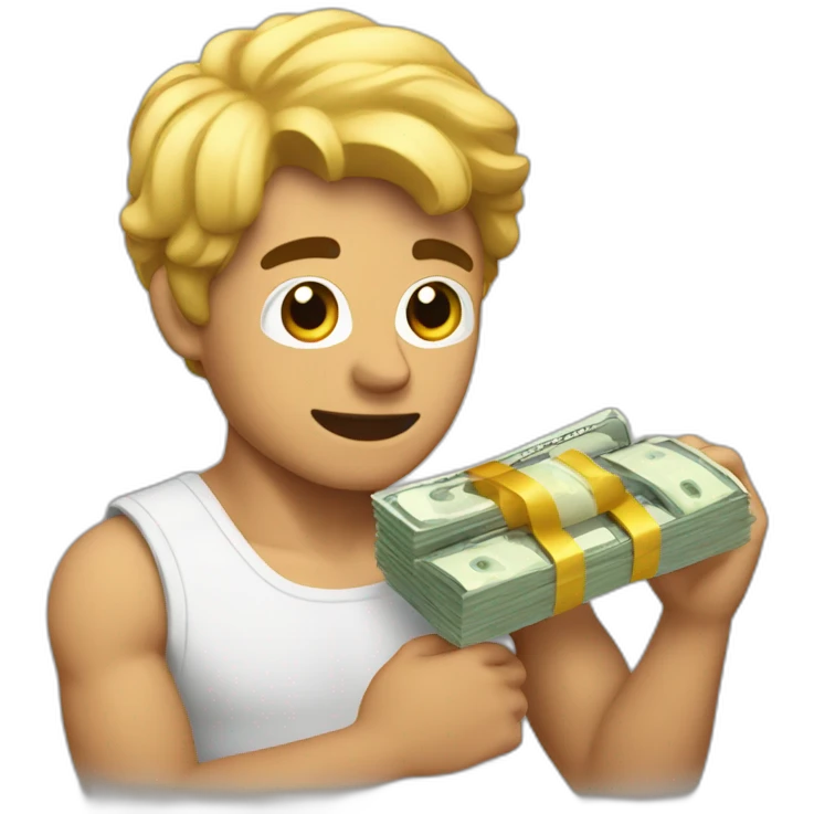 adonis with money emoji