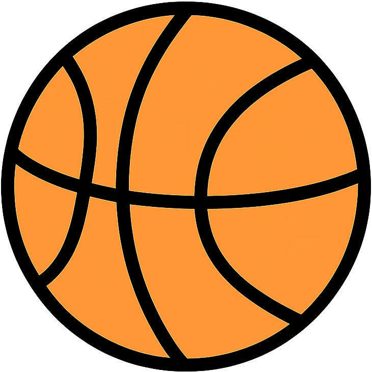 colored basketball icon emoji