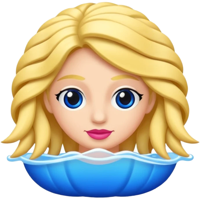 Crie uma rosa azul, com espinhos sem ser pessoas,  emoji