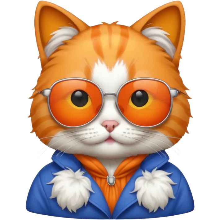 Cat wearing sunglasses emoji