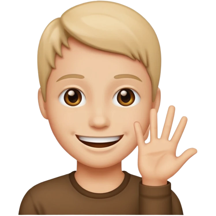 Smile with saying Yooo emoji