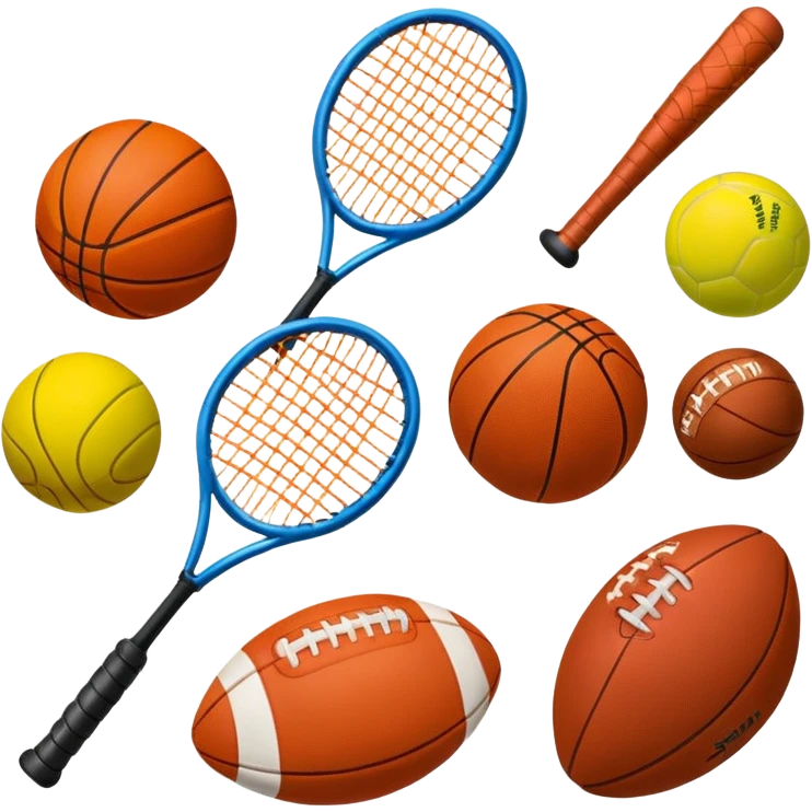  different sports things emoji