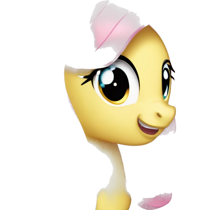 My little pony fluttershy  emoji