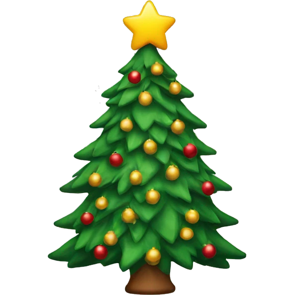 Christmas tree emoji
