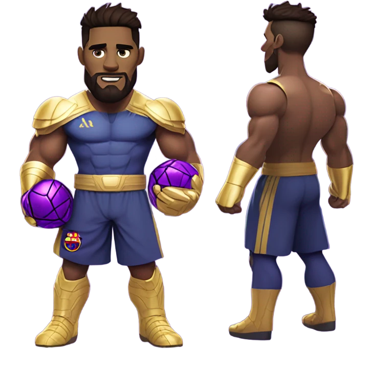 Messi mix thanos emoji