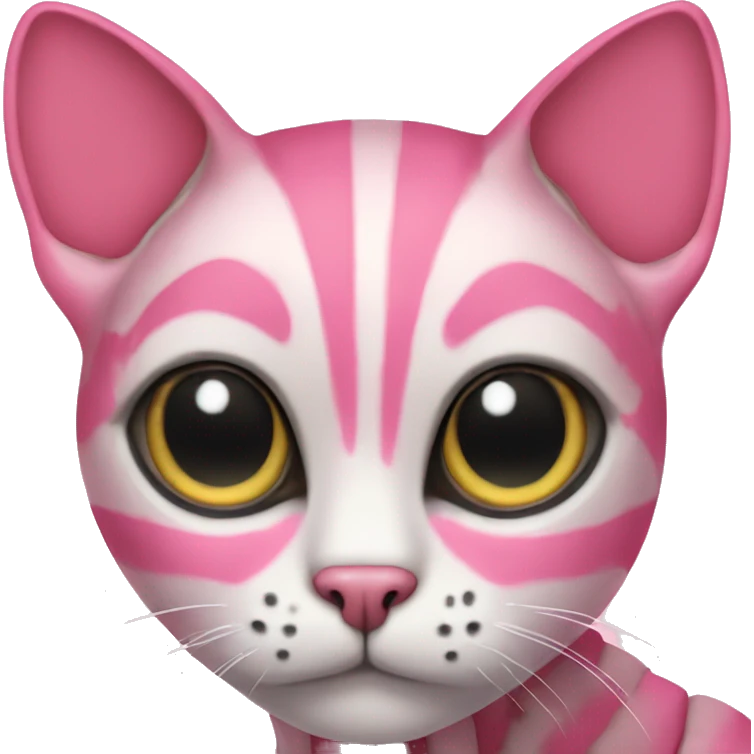 cat’s pink skeleton emoji