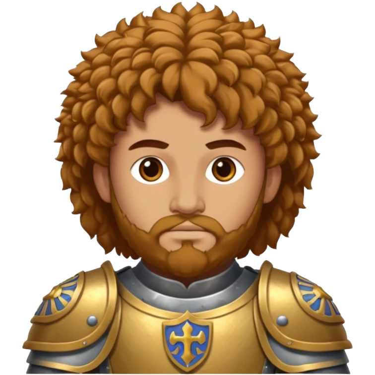 Flavius belisarius the Byzantine general. BYZANTINE CREST ON ARMOUR, FLUFFY HAIR emoji