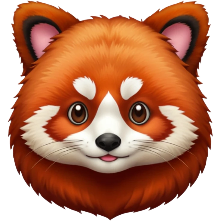 red panda fur emoji