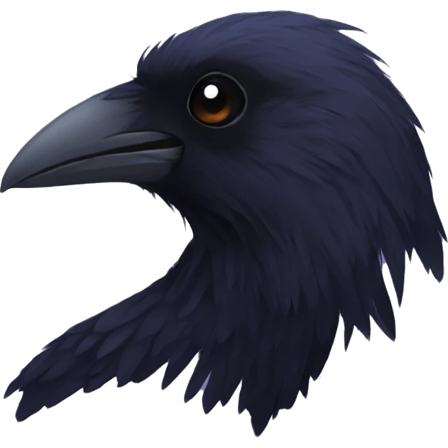 raven head emoji