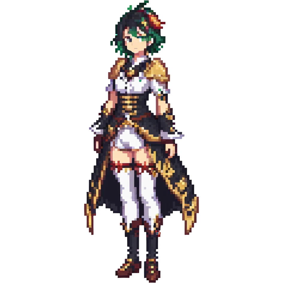 full body Varesa from Genshin Impact emoji