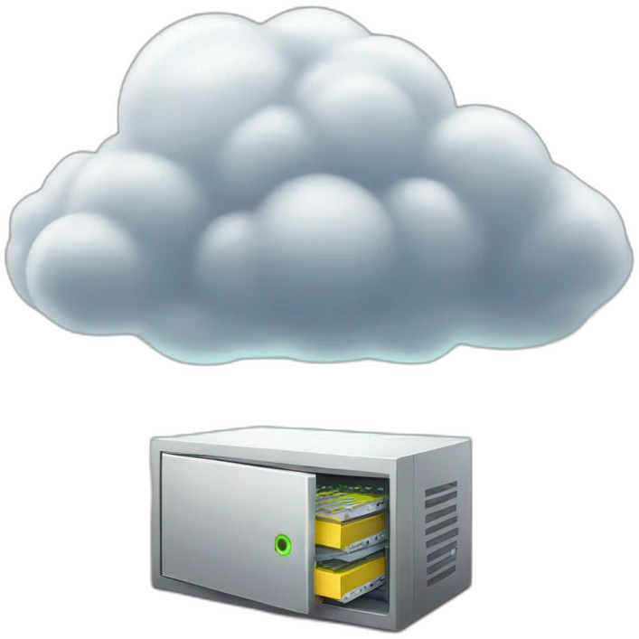 cloud server emoji