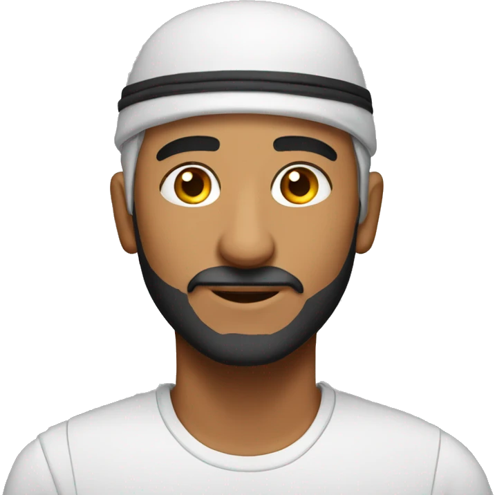 Arabic man wearing cap emoji