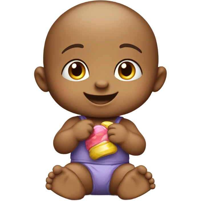 Big baby dodgy emoji