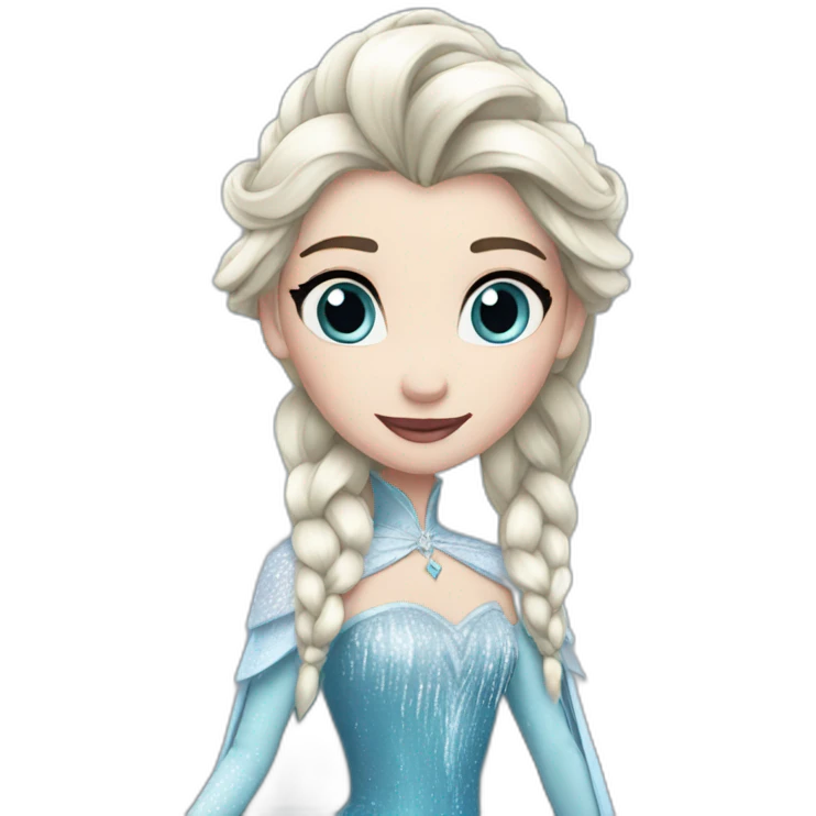 Frozen queen emoji