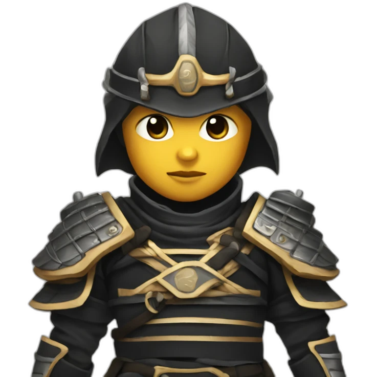 Baby samouraï emoji