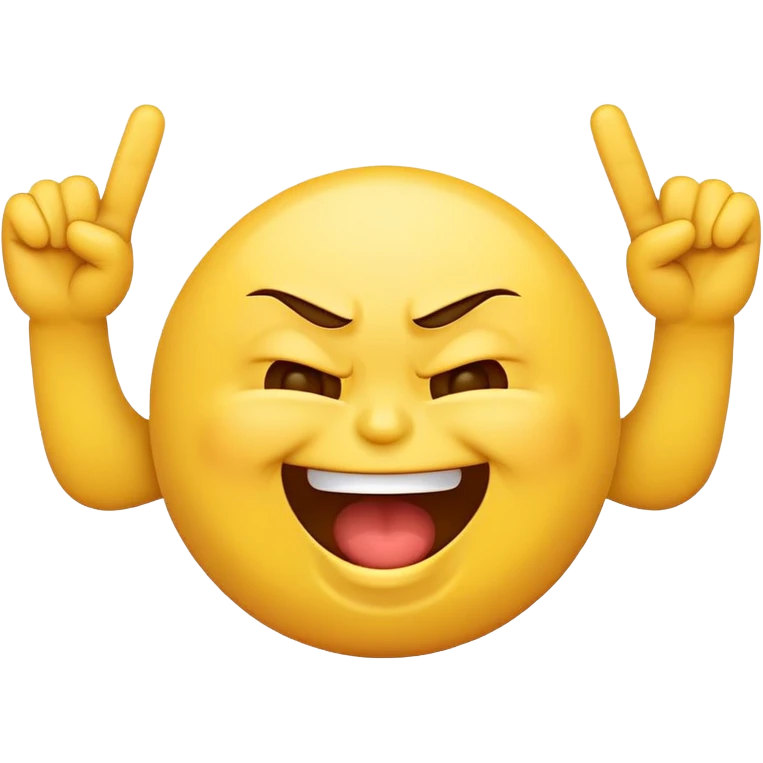 Middle finger laughing face middle finger emoji