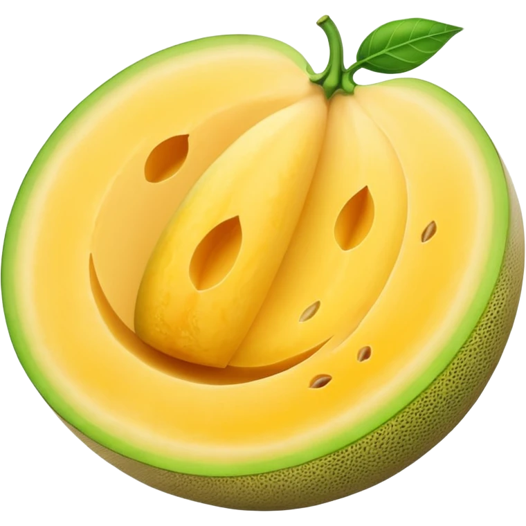 yellow melon emoji