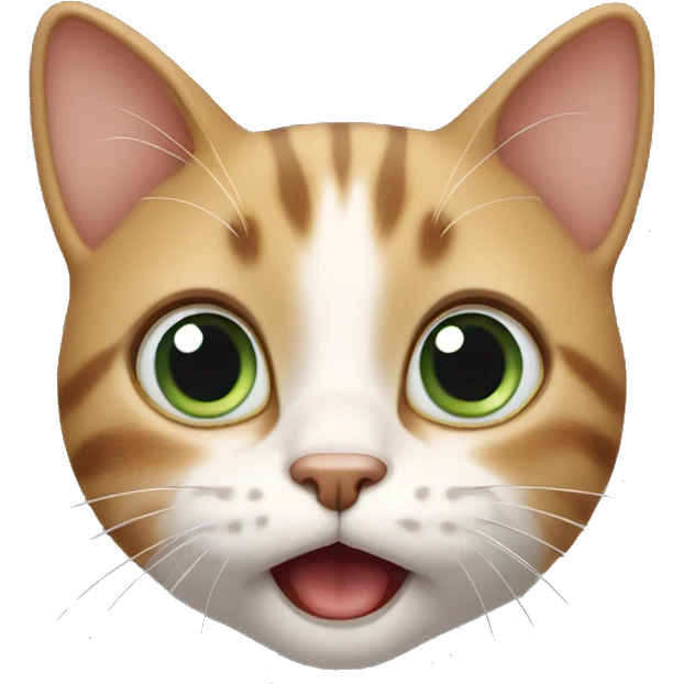 surprised cat emoji