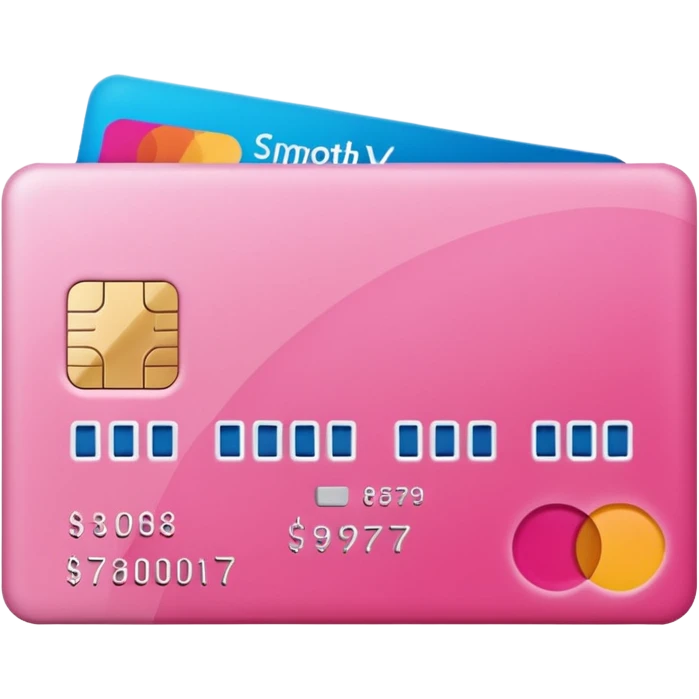 pink big AFTERPAY word on a credit card emoji