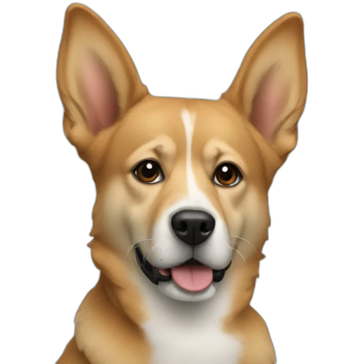 Based sigma dog emoji
