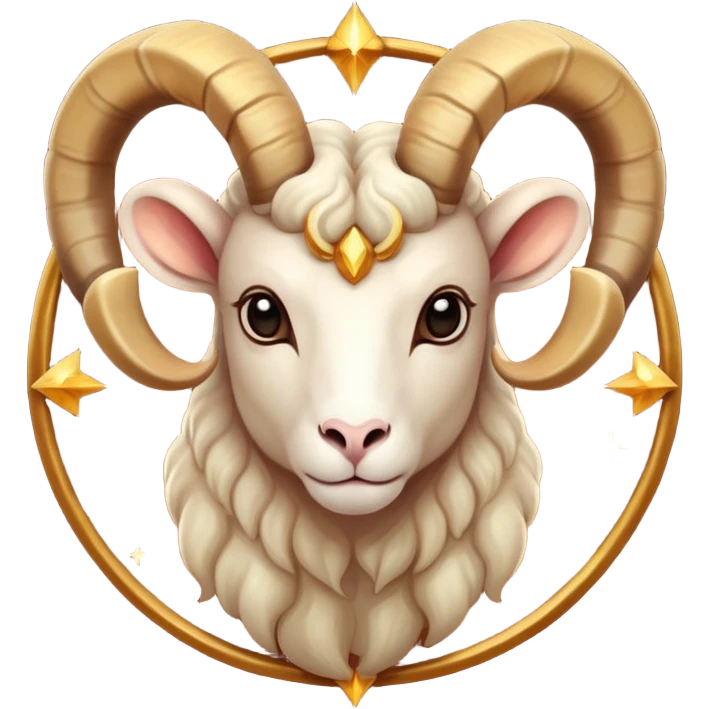 "A digital illustration of the Aries zodiac sign, a majestic ram with glowing horns, incorporating the color #00d9ff prominently in its design, celestial background, mystical and cosmic atmosphere" emoji