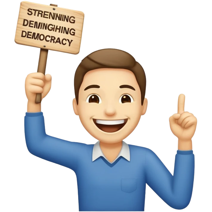 strengthening democracy funny emoji