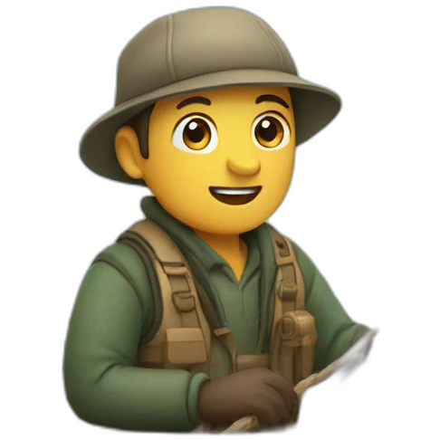 fisher on a boat emoji