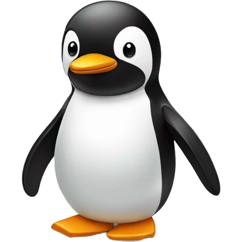 Emoji di un pinguino col fiocco  emoji