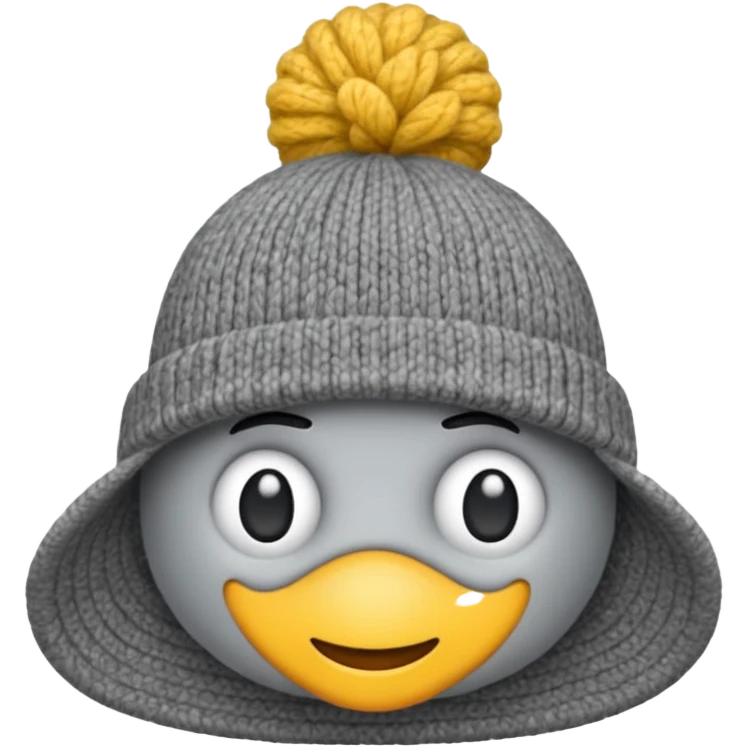 gray hat emoji