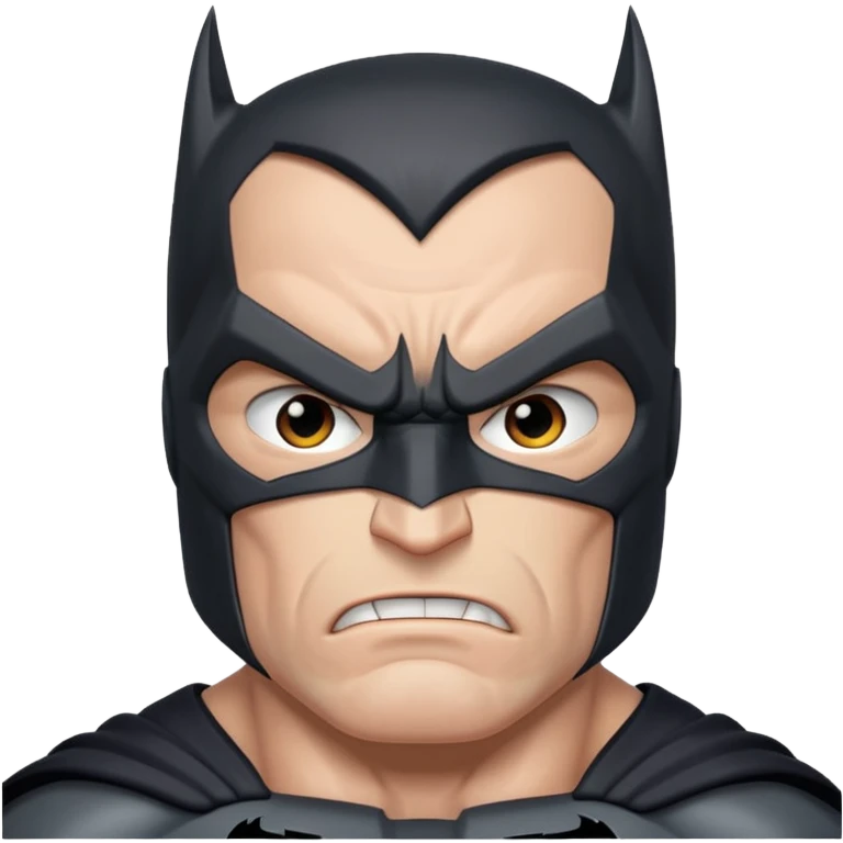 batman angry look emoji