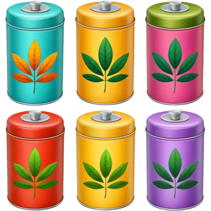 Herbal Tea Tins emoji
