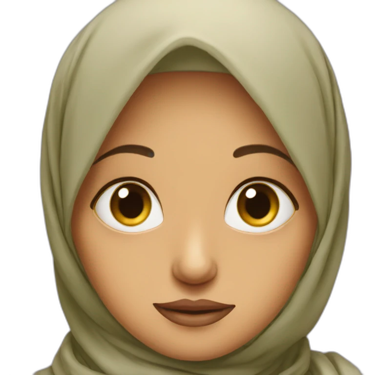 ugly hijab indian women with very big eyes emoji