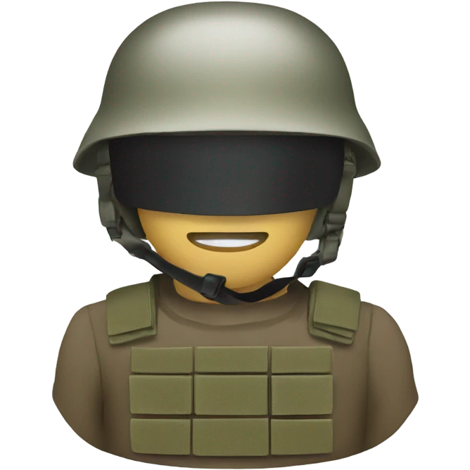 Soldier helmet emoji