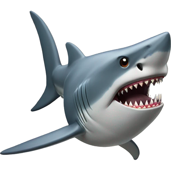 Shark with Gun emoji